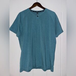 Public Rec Go-To-Henley Pima Cotton Blend Men‎ Tee Shirt Men L Outdoor Trail NEW